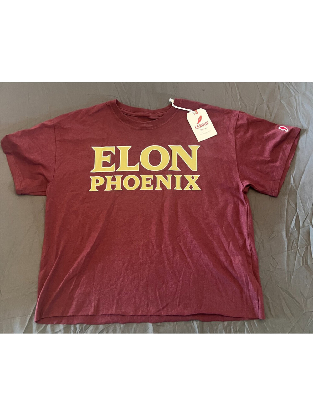 NWT League 91 Woman's Red Elon‎ Phoenix T-Shirt Size Small